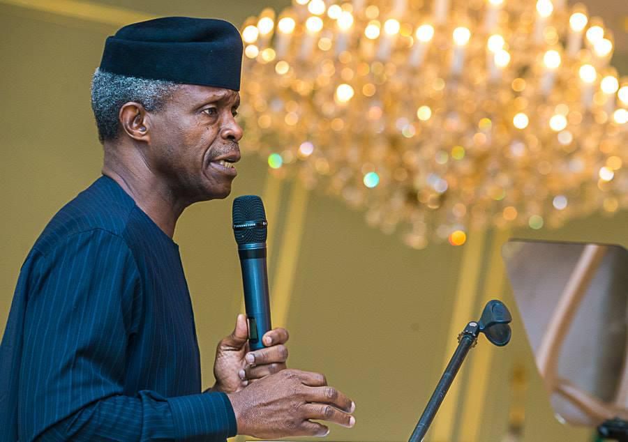 Nigeria's Vice President, Prof. Yemi Osinbajo