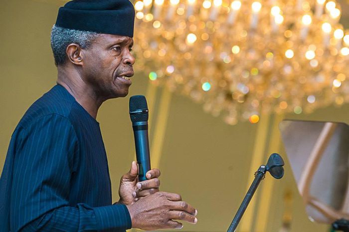 Nigeria's Vice President, Prof. Yemi Osinbajo