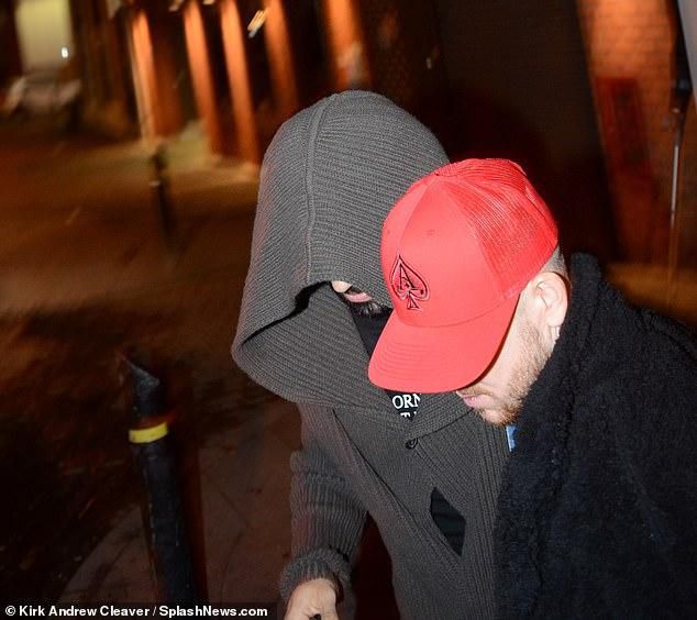 Mohamed Salah tried to shy away from the spot light at the Liverpool party [Kirk Andrew Cleaver]