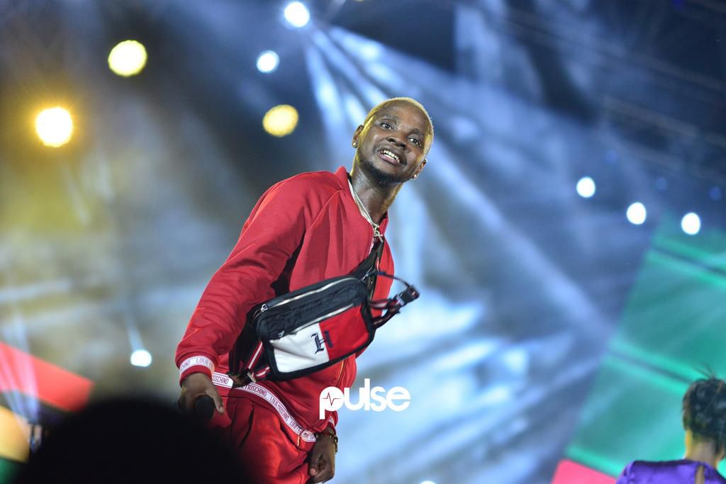 Kizz Daniel performing at Born In Africa Festival 2018
