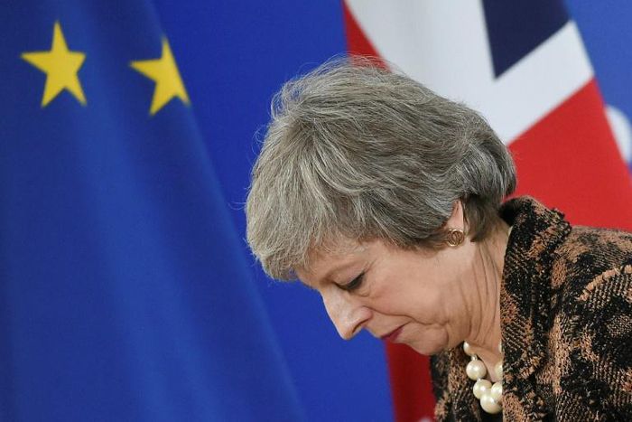 May is struggling to get parliament to accept a divorce agreement she struck last month