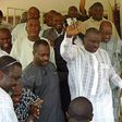 James Ibori, seen here in 2009 wearing white and raising his hand, served as governor of the oil-rich Delta state between 1999 and 2007
