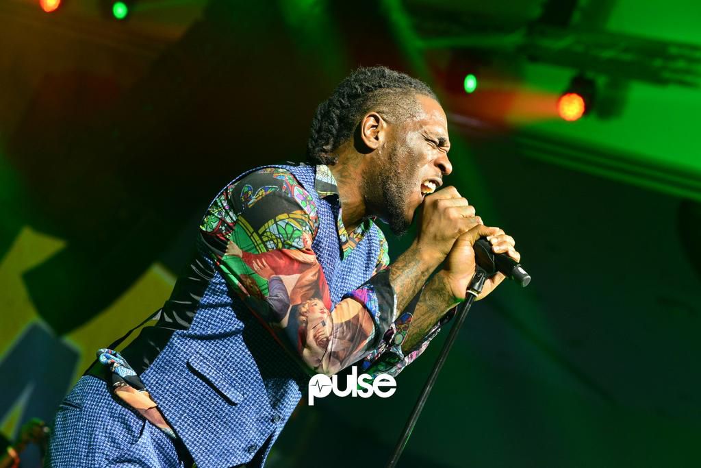 Burna Boy captured here performing at his 'Burna Live in Concert' has got Twitter talking with his 'African Giant' response to Coachella [Pulse]