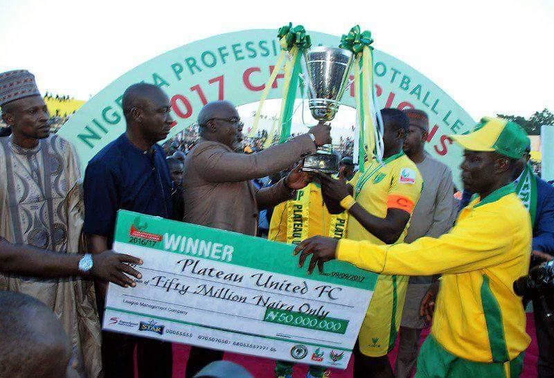 Plateau United win 2017 NPFL