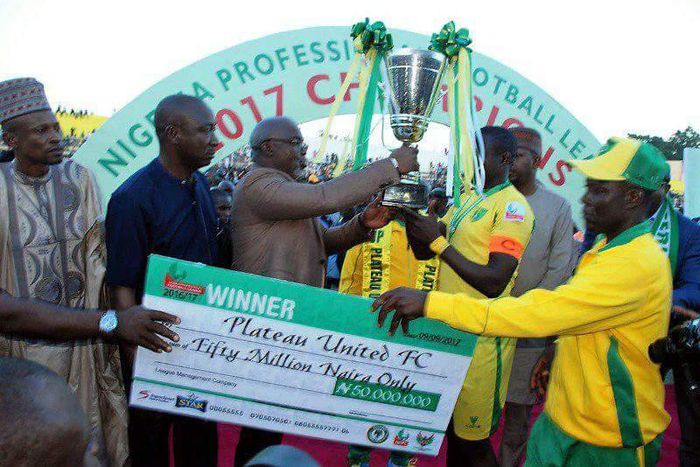 Plateau United win 2017 NPFL