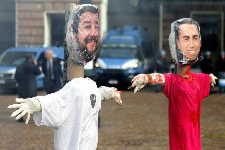 Interior Minister Matteo Salvini is the country's most popular politician, with 58 percent compared to Luigi Di Maio's 51 percent, according to Ipsos Italia