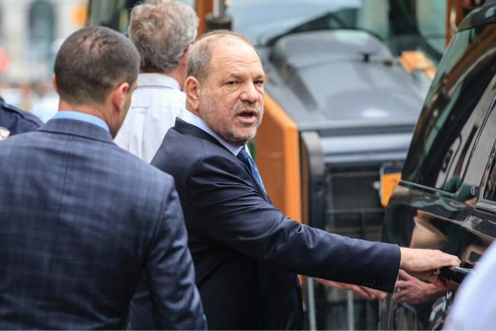 Harvey Weinstein, seen here in October 2018 after his last court appearance in Manhattan, will be back before a judge to demand a dismissal of the sex assault charges against him