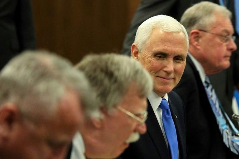 US Vice President Mike Pence has been attending meetings at the ASEAN summit in Singapore in the place of President Donald Trump