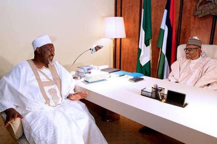 Shugaban tare da Mohammed Badaru Abubakar na jihar Jigawa