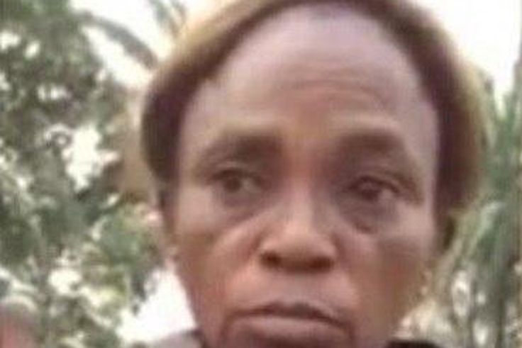 A school teacher who is also a widow stutters for words when questioned about how she came to be in possession of a stolen boy.