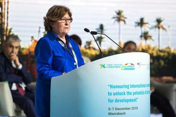 UN special representative for migration Louise Arbour says she is 'very confident' on the future of an international pact on migration