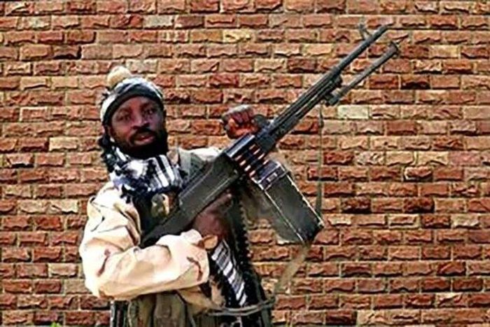 Firebrand Boko Haram faction leader Abubakar Shekau (pictured January 2018) said his fighters were responsible for a raid on the Nigerian military in a village near the Cameroon border