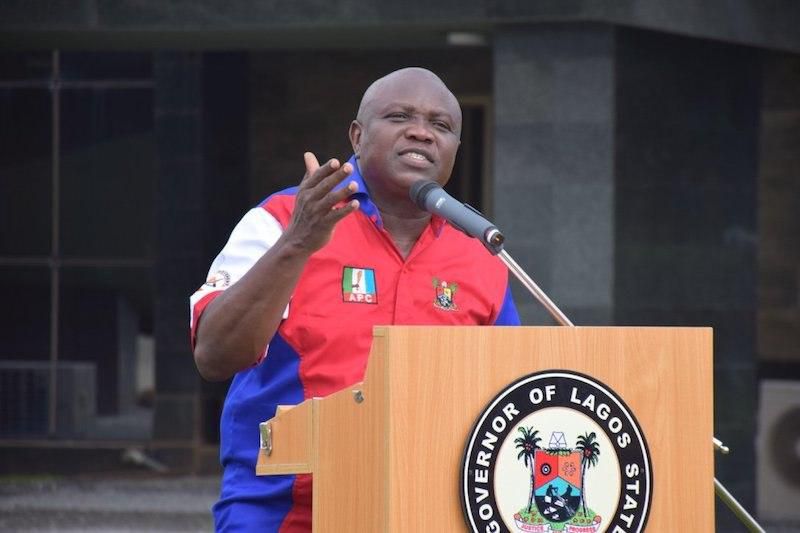 Governor Akinwunmi Ambode of Lagos made a mess of himself on international television