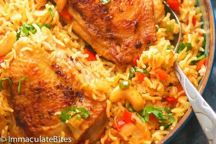 How to prepare Indian chicken biryani rice