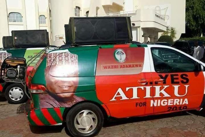 Atiku campaign vehicles