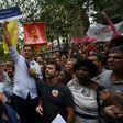 Brazilian leftist presidential candidate Fernando Haddad accuses his far-right rival, Jair Bolsonaro, of being behind a WhatsApp disinformation campaign