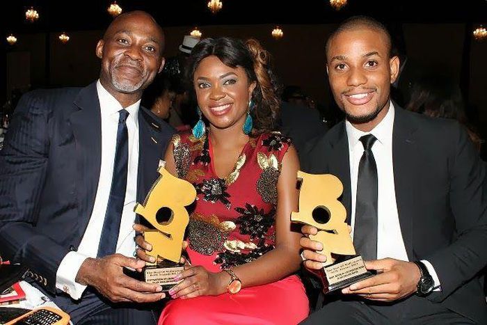 RMD, Omoni Oboli and Alexx Ekubo at 2013 BON awards