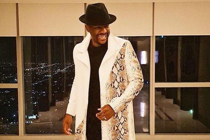 You have to see Ebuka flexing on the gram in a snake skin coat by Tokyo James