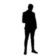 Silhouette of a man
