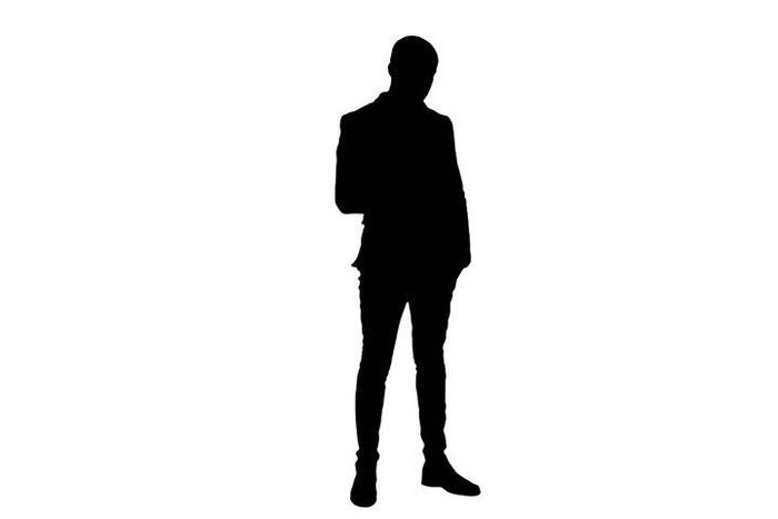 Silhouette of a man