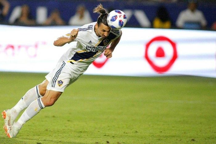Zlatan Ibrahimovic was named Major League Soccer Newcomer of the Year last month