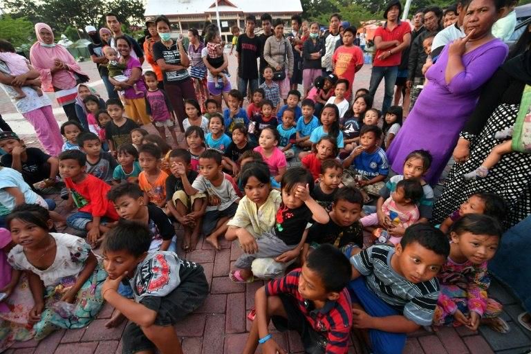 An estimated 180,000 youngsters affected by the Indonesian disaster