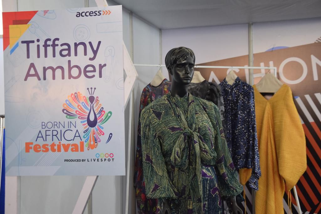 Tiffany Amber’s exhibition stand at BAFEST Fashion Park