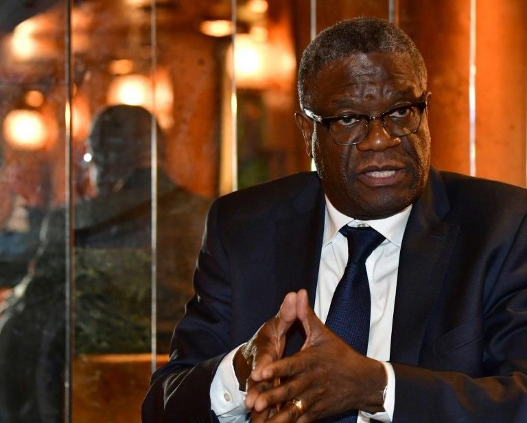 Mukwege says he is not tempted by politics at the moment and his focus will stay on his work