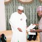 Buhari meets Amosun, APM Chairmam, receives endorsement letter