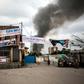 The fire broke out in an election warehouse in Kinshasa in the early hours of Thursday morning, destroying three-quarters of the voting material inside