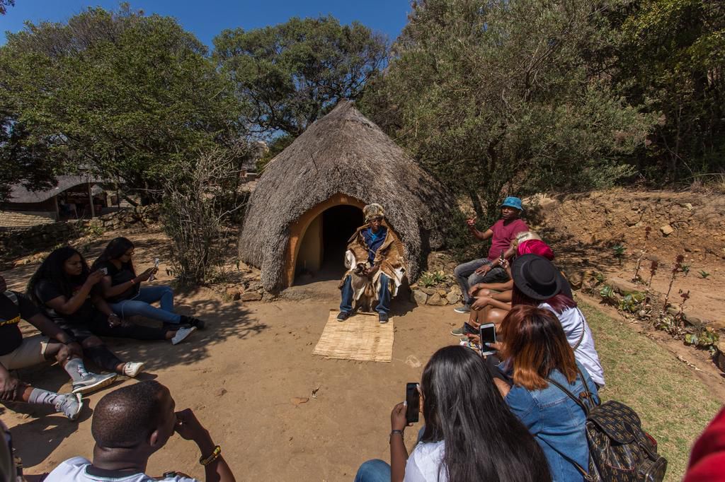 The group at Basotho Cultural Village
