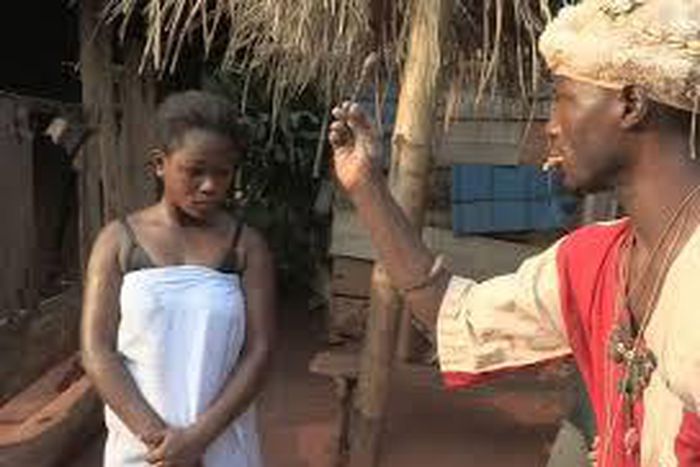 A son attempted to use his mother for money rituals but she survives attack.