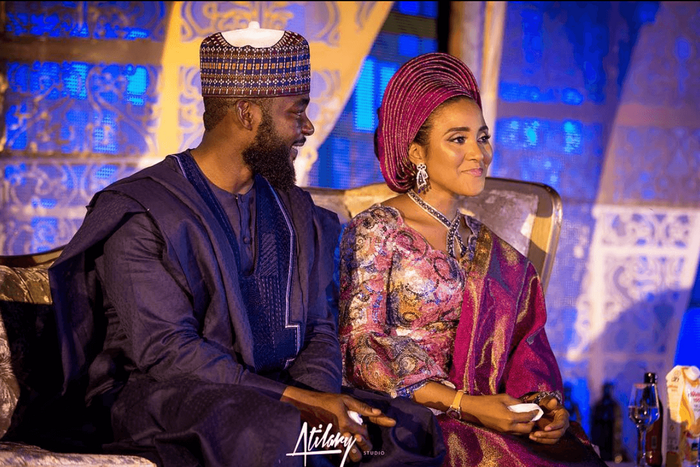 Fatima Dangote and Jamil Abubakar's wedding takes the forefront in the list of society weddings we had in the year 2018 [Credit: Atilary Studio]