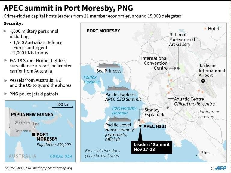 In an APEC tradition, leaders donned local costume for the gala dinner