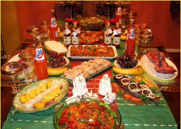 Christmas meals in Nigeria [African glitz magazine]