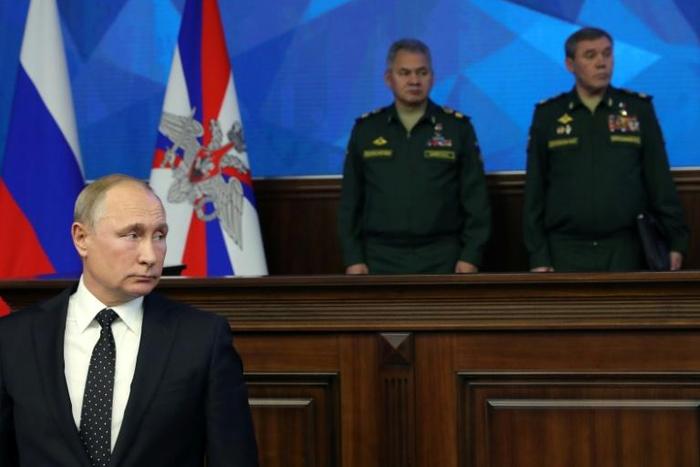 Russian President Vladimir Putin, speaking at a defence ministry meeting, said Russia could convert its missiles if the US abandons the INF treaty