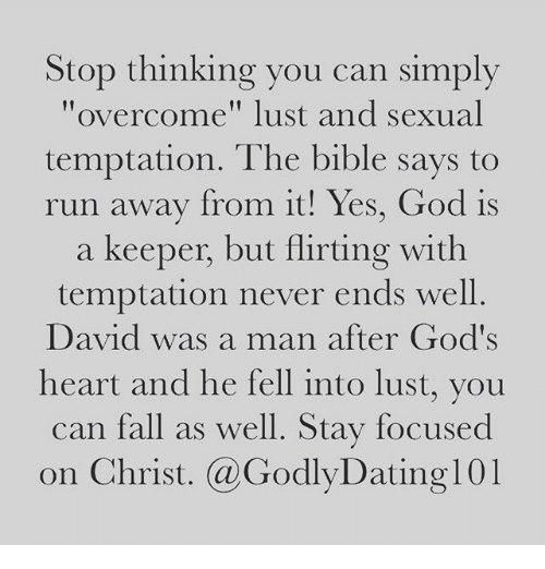 Say no to pride and remain focused on God