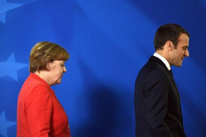 France's President Emmanuel Macron's authority as a liberal champion has been dented by the "yellow vest" protests, while the long reign of Germany's Chancellor Angela Merkel is coming to an end