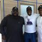 L-R: Director of Logistics, PMB Campaign Organisation, Nasiru Danu; Olujonwo Obansanjo; and PMB Campaign Organisation spokesperson, Festus Keyamo