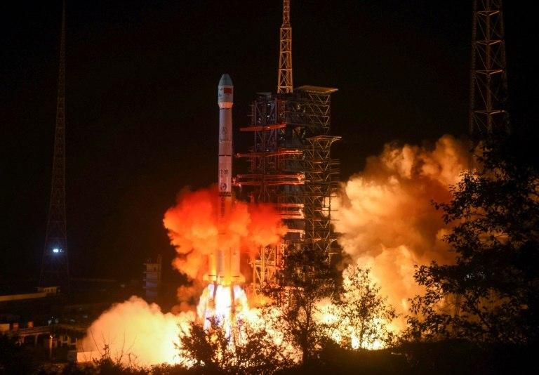 The Chang'e-4 lunar probe mission, named after the moon goddess in Chinese mythology, launched on a Long March 3B rocket from the southwestern Xichang launch centre