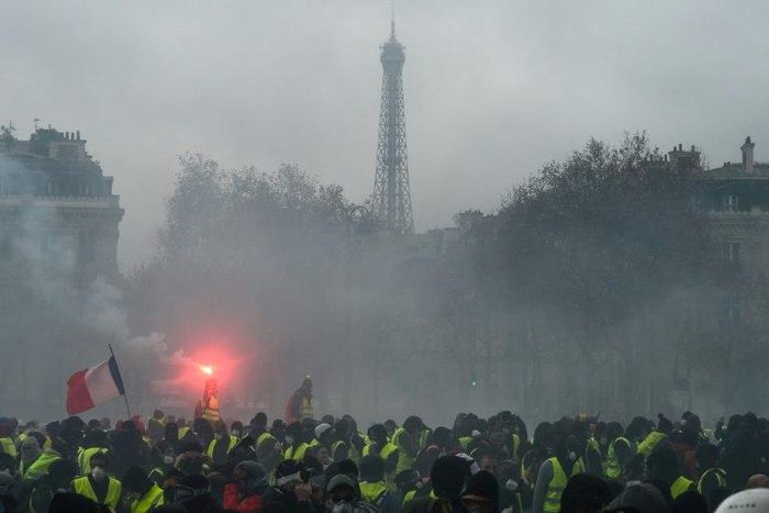 The so-called 'yellow vests' protests first erupted over fuel tax hikes