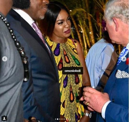 Omoni Oboli with Prince Charles