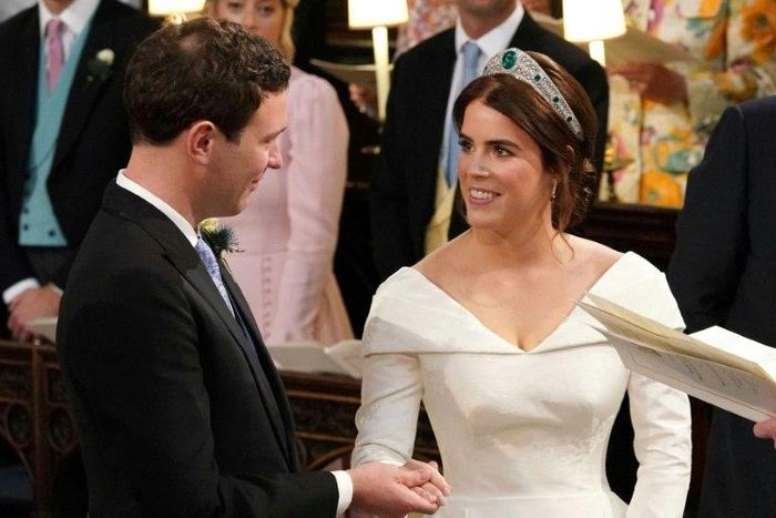 Wine merchant Jack Brooksbank called his bride his "shining light"