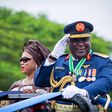 Alex Badeh, a former Chief of Defence staff,  during his pull out ceremony in 2015