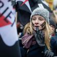A pro-abortion protest in Poland, where UN rights experts have warned of recent rollbacks of women's rights