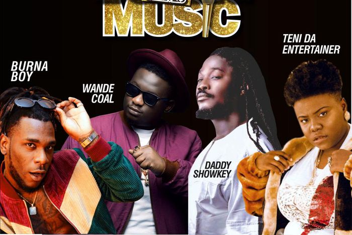 Burna Boy, Wande Coal, Teni, Daddy Showkey live at GOtv Boxing Night 17