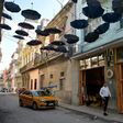 A taxi arrives at a private restaurant in Havana, Cuba, where entrepreneurs will soon be subjected to tougher restrictions