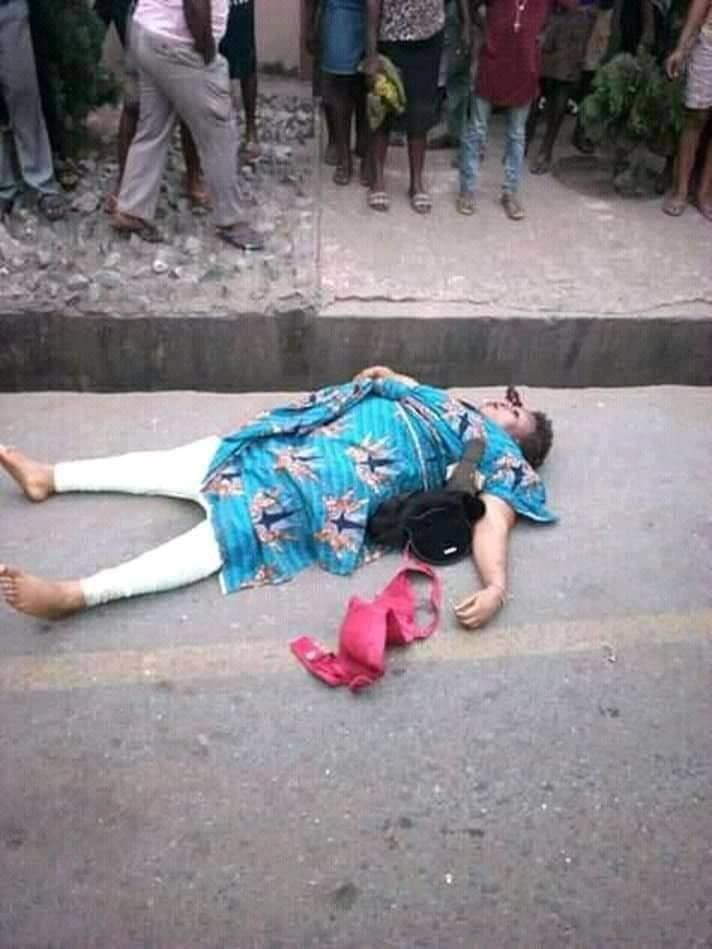 A woman lies dead by a roadside. No vitals are missing according to a report.