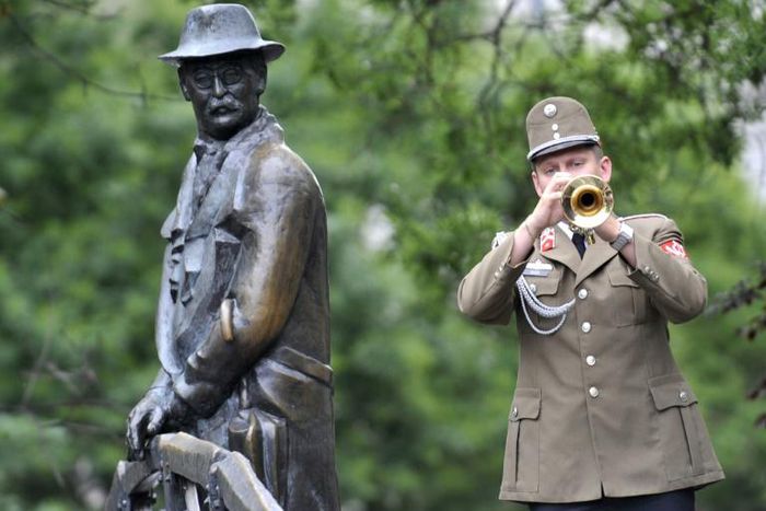 Authorities ordered the relocation of a bronze statue of Imre Nagy (pictured 2009), who was prime minister at the time of the 1956 rebellion, from a square near the Hungarian parliament in Budapest