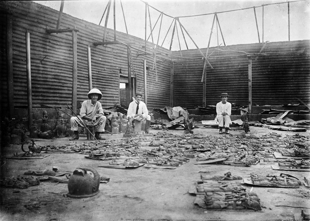 British soldiers in Benin during the expedition